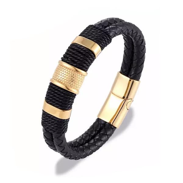 Stilrena Armband i Flätat PU-Läder