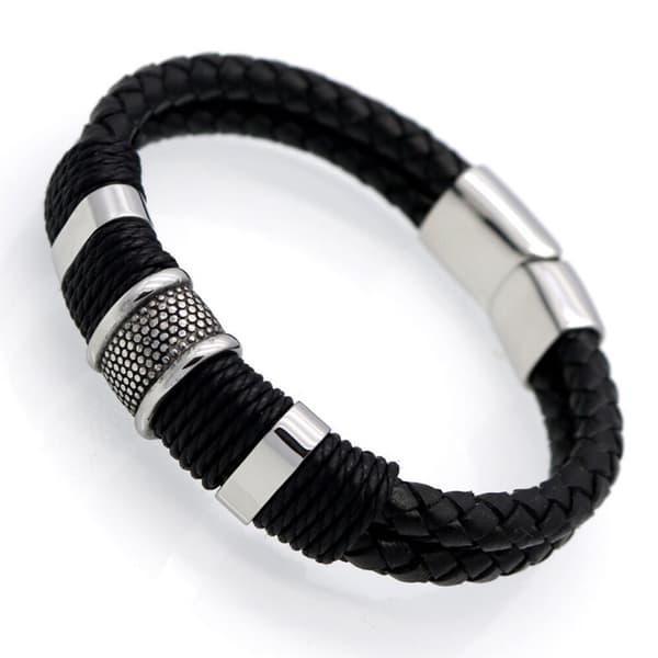 Stilrena Armband i Flätat PU-Läder