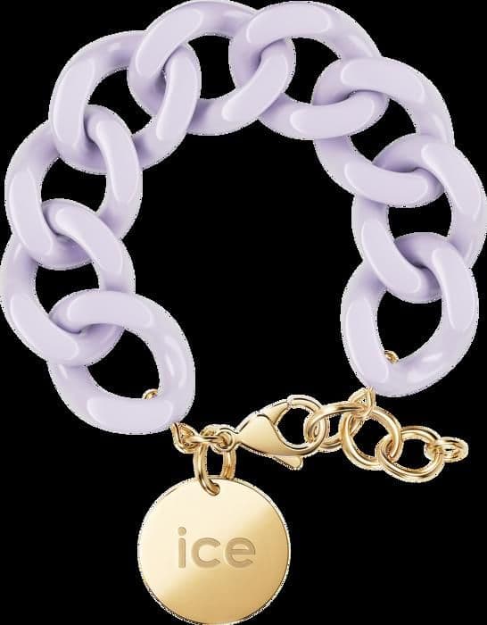 Armband - ICE smycken - 020351 - Rostfritt stål - Lila - 19 cm