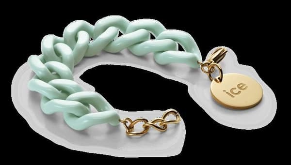 Armband - ICE smycken - 020357 - Rostfritt stål - Grön - 19 cm