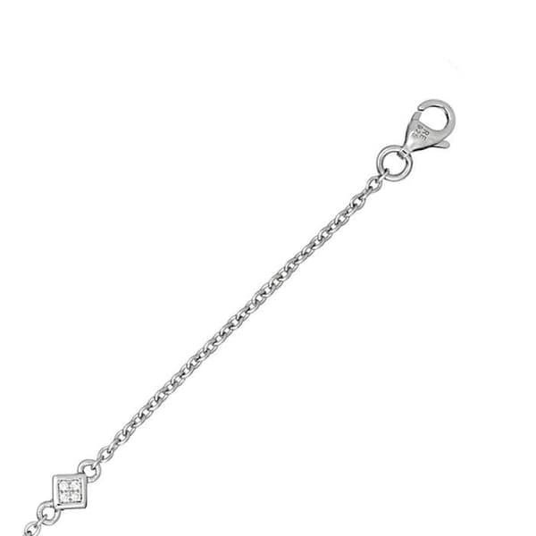 Armband - Orphelia - 18 cm - Silver - Zirkoniumoxid - Kvinna