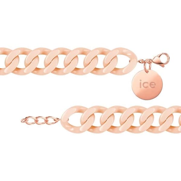 Damarmband - ICE smycken - 020925 - Beige rostfritt stål - Kroklås