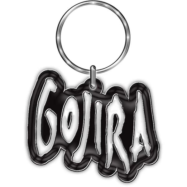 Gojira Keychain: Logo (Enamel Infill)