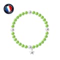 Miniatyrbild 1 av 4: Armband - PERLINEA - My Star - Sötvattensodlade pärlor 5-6 mm - 925 Silver - Elastisk