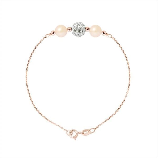 Armband - LOVA - LOLA VAN DER KEEN - Äkta sötvattenspärla - 925 Sterling Silver - 18 cm