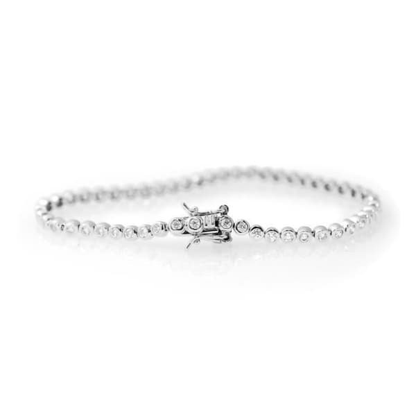 River Armband - LOVA LOLA VAN DER KEEN - Syntetisk diamant - 925 Sterling Silver - 18 cm - Dam