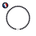 Miniatyrbild 1 av 4: Armband - PERLINEA - Sötvattensodlade pärlor 4-5 mm - Tahitian Black - 9 Cts Vitguld - 18 cm