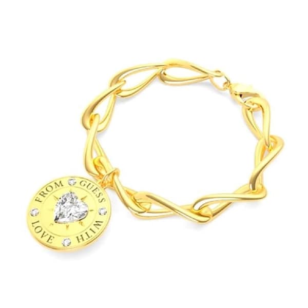 Armband - Gissa - UBB70004-S - Stål - Guldpläterad - Swarovski-kristaller