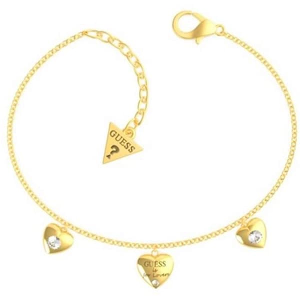Armband - GUESS - UBB70038 - Gyllene stål - Kristall - Barn Kvinna
