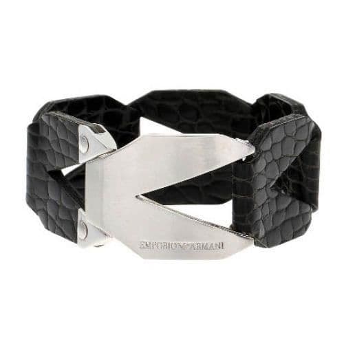 Armband - ARMANI - EG1787040 - Silver - Svart - Unisex
