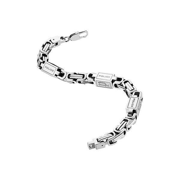Armband - Polis - Stål - 20 tum - Silver - Man
