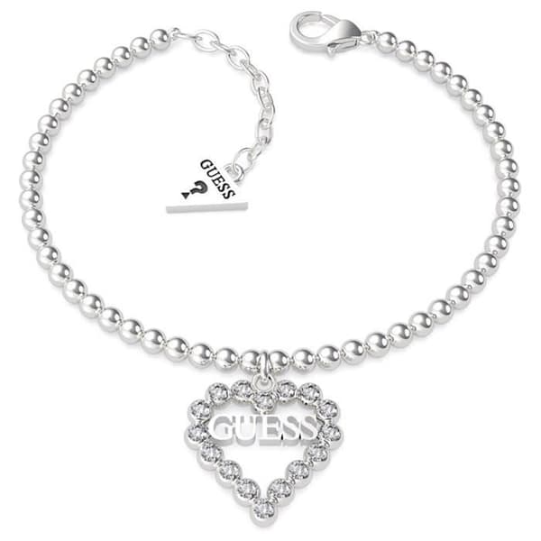 Armband - GUESS - Coeur Romance UBB70086-S - Rostfritt stål - Swarovski - Silver