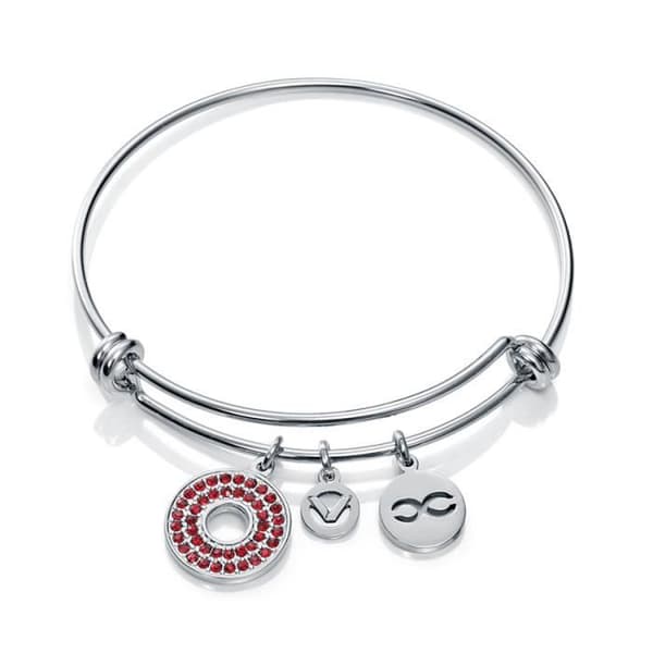 Armband - VICEROY - 90037P01010 - Rostfritt stål - Kristaller - Silverfärgad