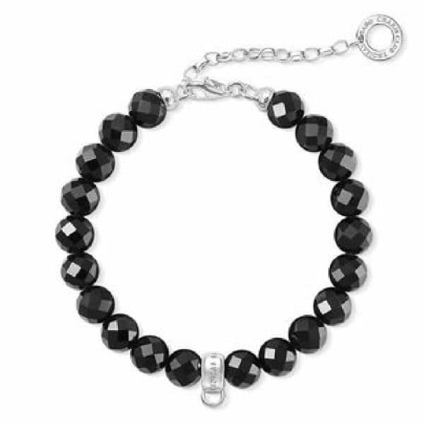 Armband - Thomas Sabo - X0226-840-11 - Silver - Svart - 18,5 cm