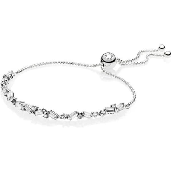 Armband - PANDORA - 597558CZ-1 - Silver - Kvinna - Vuxen