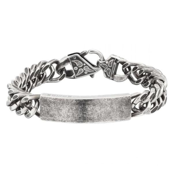 Armband - Police - S14AGU01B - Rostfritt stål - Silver - Man