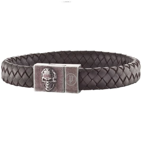 Armbands - POLICE - S14AGQ04B - Rostfritt stål - Brun - Man