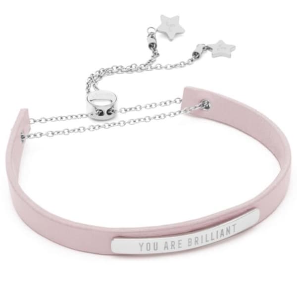 Armband - MR WONDERFUL - WJ30002 - Silver - Rosa - Rostfritt stål