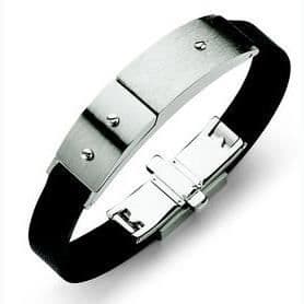 Armband - BREIL - TRIBE JEWELS DOMINO TJ0541 - Rostfritt stål - Svart - Herr