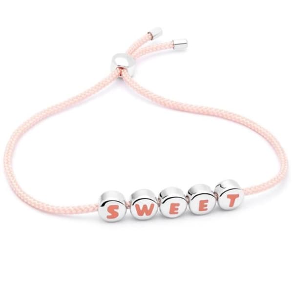 Armband - MR WONDERFUL - WJ30005 - Rostfritt stål - Rosa - Silverfärgad