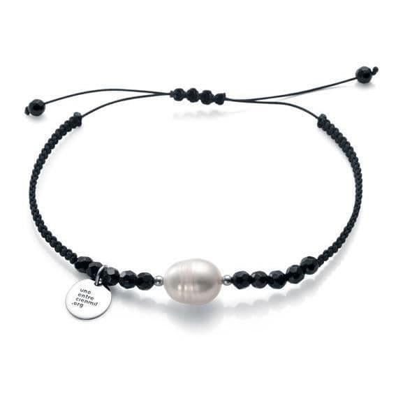 Armband - CAMPA - 8049P000-65 - Läder - Svart - Mixad