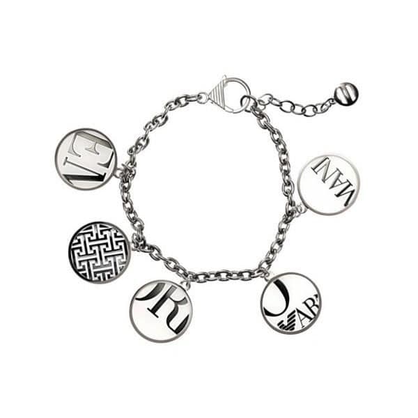 Armband - Emporio Armani - EGS1338 - Metall - Grå - Dam