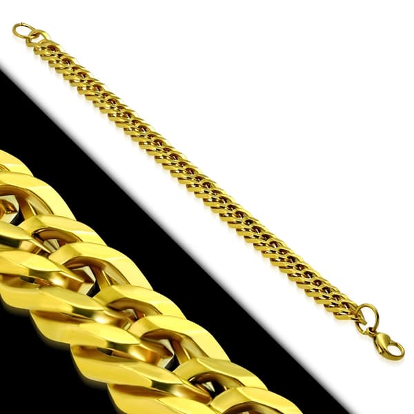 Armband Pansarlänk Rostfritt stål 316L 21 cm /8,5 mm