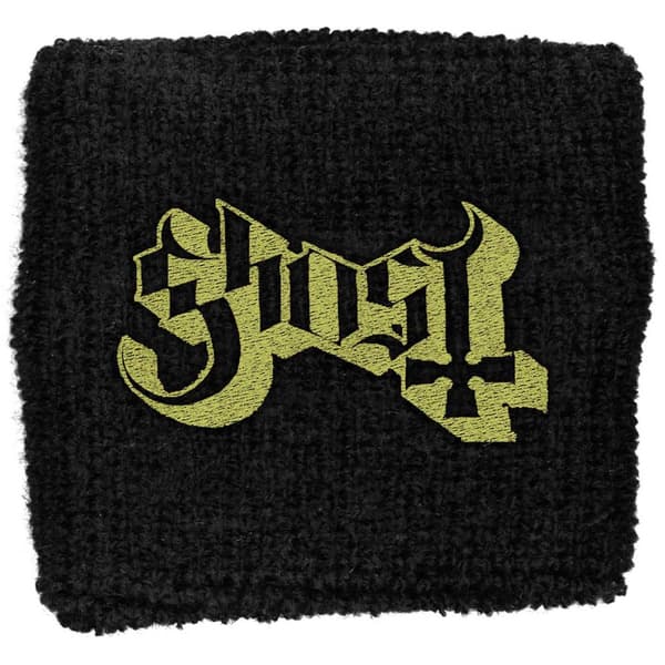 Ghost Unisex Adult Logo Fabric Wristband Black One Size