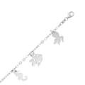 Miniatyrbild 3 av 4: Armband - ORPHELIA - ZA-1638 - Sterlingsilver 925 - Antiallergisk - Rhodinerad