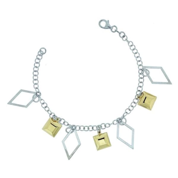 Armband - ORPHELIA - ZA-1750 - Sterlingsilver 925 - Anti-allergisk - Rhodinerad