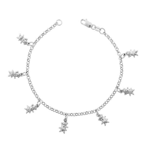Armband - ORPHELIA - 925 Sterling Silver - Anti-allergisk - Rhodiumpläterad - Elegant