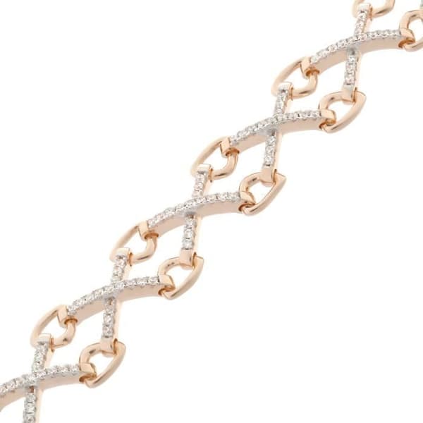 Armband - ORPHELIA - 925 Sterling Silver - Antiallergisk - Rhodinerad yta - Elegant