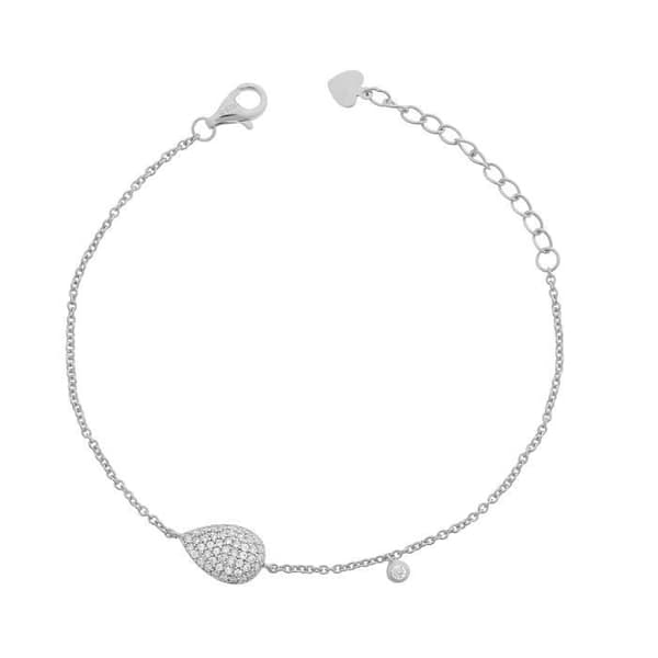 Armband - ORPHELIA - ZA-7051 - Silver - Zilver - Allergivänlig