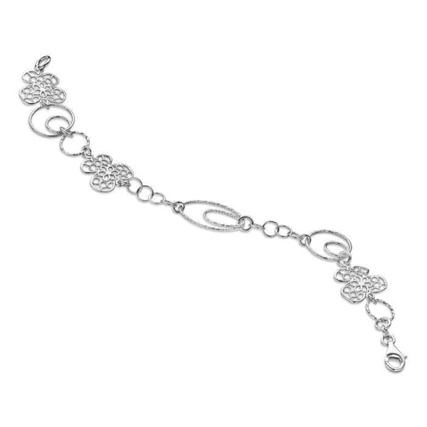 Armband - ORPHELIA - 925 Sterling Silver - Anti-allergisk - Rhodiumpläterad - Elegant