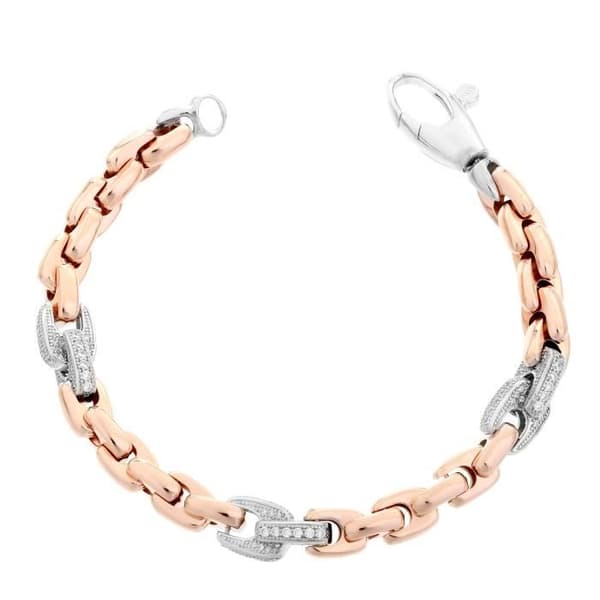 Armband - ORPHELIA - ZA-7158 - Sterling silver 925 - Roséguld - Antiallergisk