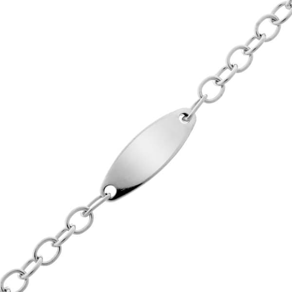 Armband - ORPHELIA - 925 Sterling Silver - Antiallergisk - Rhodinerad - Elegant för kvinnor