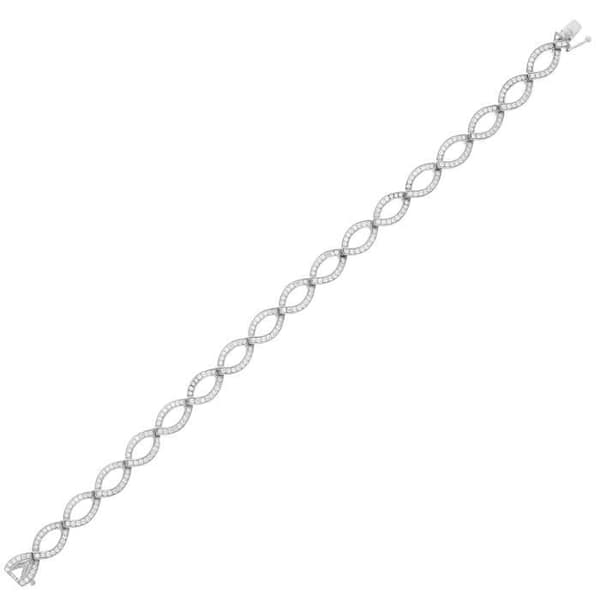 Armband - ORPHELIA - 925 Sterling Silver - Anti-allergisk - Rhodiumpläterad - Elegant