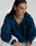 Miniatyrbild 2 av 2: Snö - Laney Elastic Pearl Brace