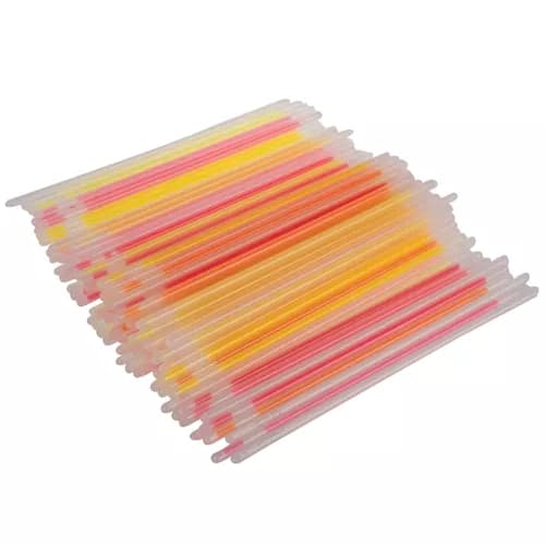 100 stk - Selvlysende Glowsticks – Armbånd