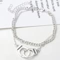 Miniatyrbild 1 av 3: Handcess Silver Bohemian Anklet med handbojor för kvinnor och flickor,