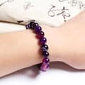 Miniatyrbild 3 av 4: Armband - SHOP-STORY - Andlighet - Violett Agater - Blandat - Vuxen