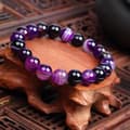 Miniatyrbild 1 av 4: Armband - SHOP-STORY - Andlighet - Violett Agater - Blandat - Vuxen