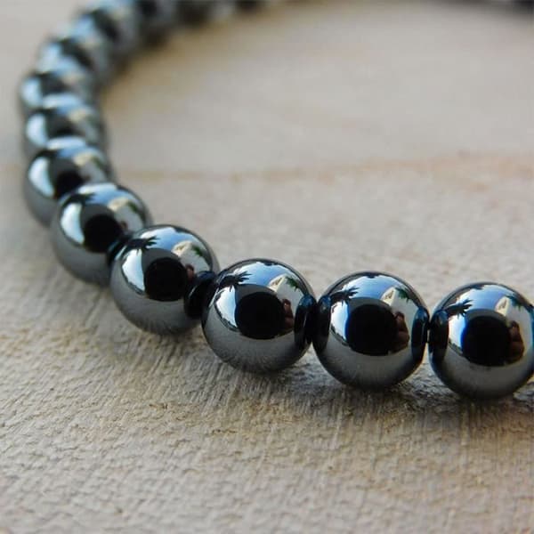 Armband - SHOP-STORY - Regenerering - Hematit - One size 18 cm - Man/Kvinna