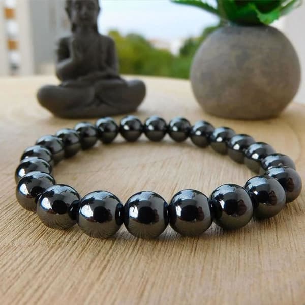 Armband - SHOP-STORY - Regenerering - Hematit - One size 18 cm - Man/Kvinna