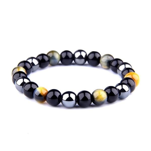 Tigeröga Hematite Obsidian Armband För Män Natursten Hälsoskydd -10 6mm