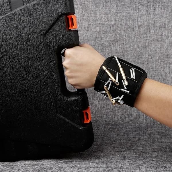 Magnetarmband - Stark magnet - DIY - 10 magneter - 100% polyester - Herr