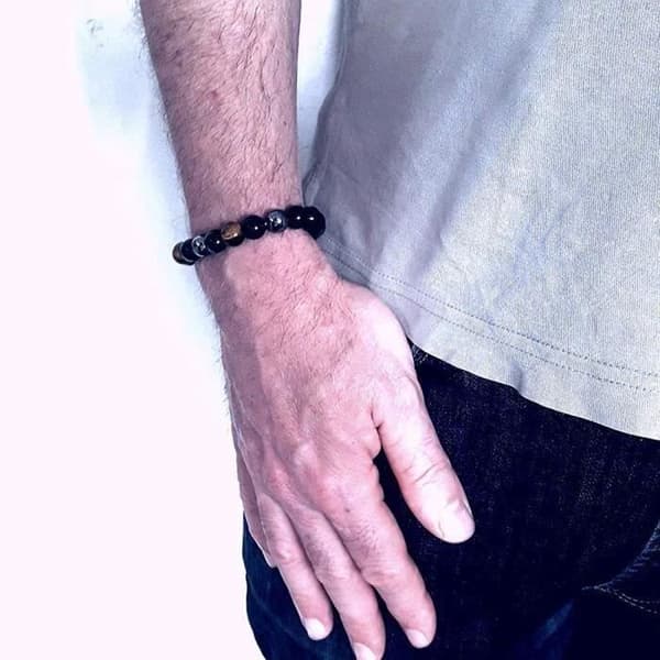 Tiger Eye Triple Protection Armband