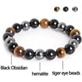 Miniatyrbild 1 av 4: Tiger Eye Triple Protection Armband