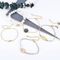 Miniatyrbild 2 av 4: Armband - Branets - Set om 5 - Bohemian - Turkos - Legering