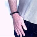 Miniatyrbild 4 av 4: Armband - LBQ28 - Tiger Eye Trippelskydd - Hematit - Svart Obsidian - 10 mm